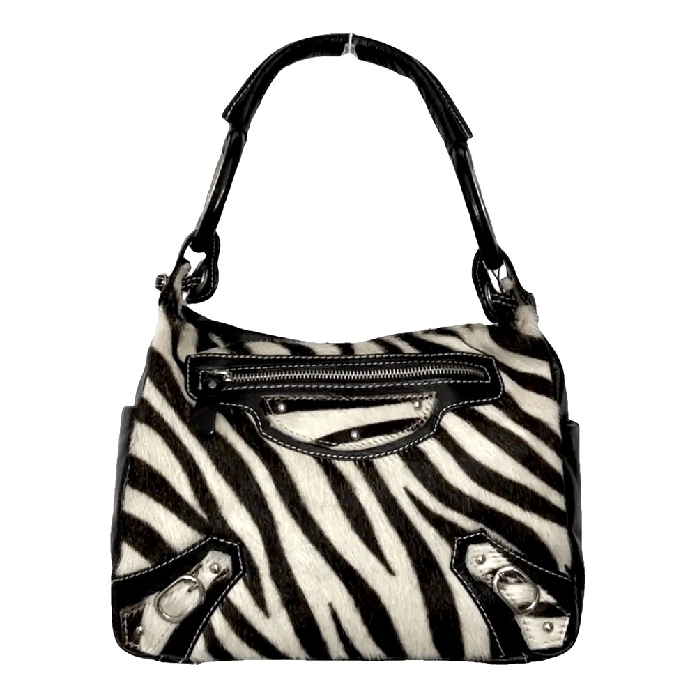 Zebra Print Shoulder Bag